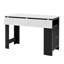 Table de salle à manger avec plateau pliable, armoire de rangement à 2 portes et tablettes réglables-1704363348