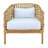 Openweave Rattan Barrel Occasional Chair