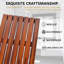 Tapis en bois de teck antidérapant Petties-537128534