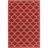 Russo Geometric Brick Red/Ivory Indoor/Outdoor Area Rug-1652942744