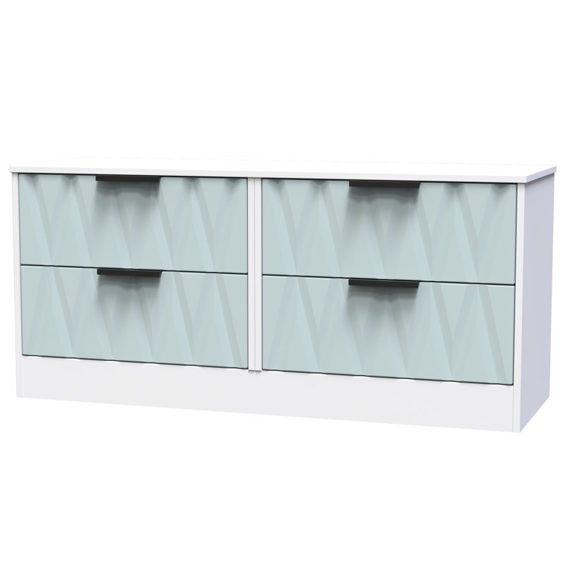 Besmir 4 Drawer Bed Box (Ready Assembled), Duck/White