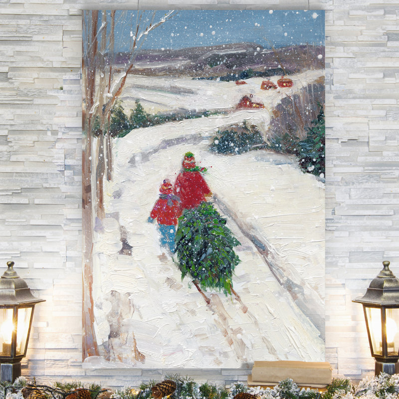 «Our Tree» par Parvez Taj - reproduction sur toile tendue, H 12 po x l 8 po x P 1,5 po