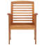 Ensemble de 2 chaises de salle à manger d'extérieur vidaXL