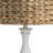 26.5" Resin Table Lamp With Tan Shade