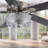 Bainbridge 52" W LED Crystal Chandelier Ceiling Fan-350574842