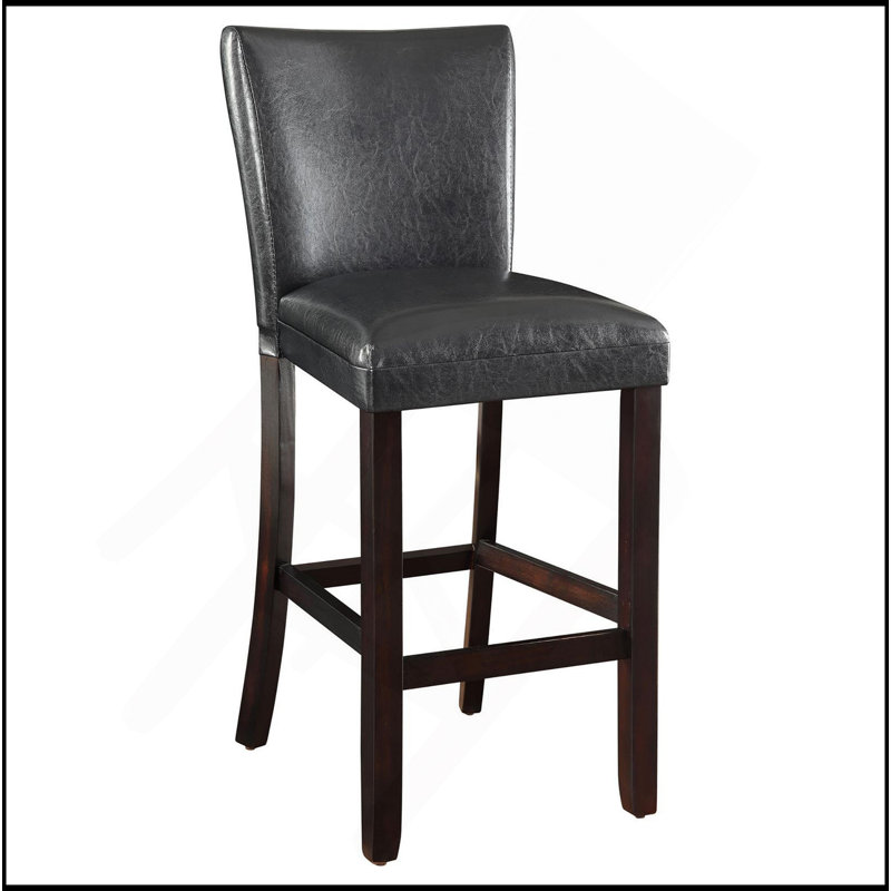 Tabouret de bar cappuccino et noir (ensemble de 2)