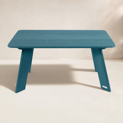 Byrnes 31'' Plastic / Acrylic Outdoor Coffee Table