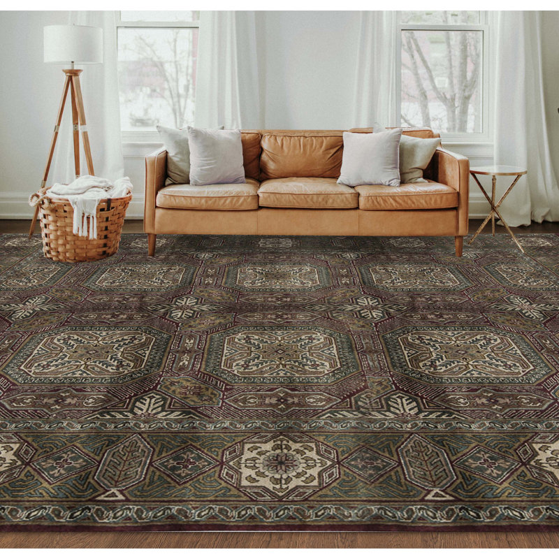 Avalon Wool Geometric Area Rug, Rectangle 7'9" x 9'9"