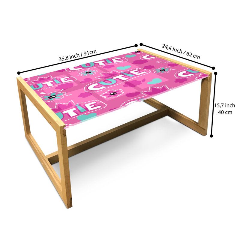 Jaeleigh Sled Coffee Table, 90cm H x 62cm W x 40cm D