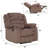 Jerneshia 38'' Wide Modern Overstuffed and Soft Manual Recliner-1317664883