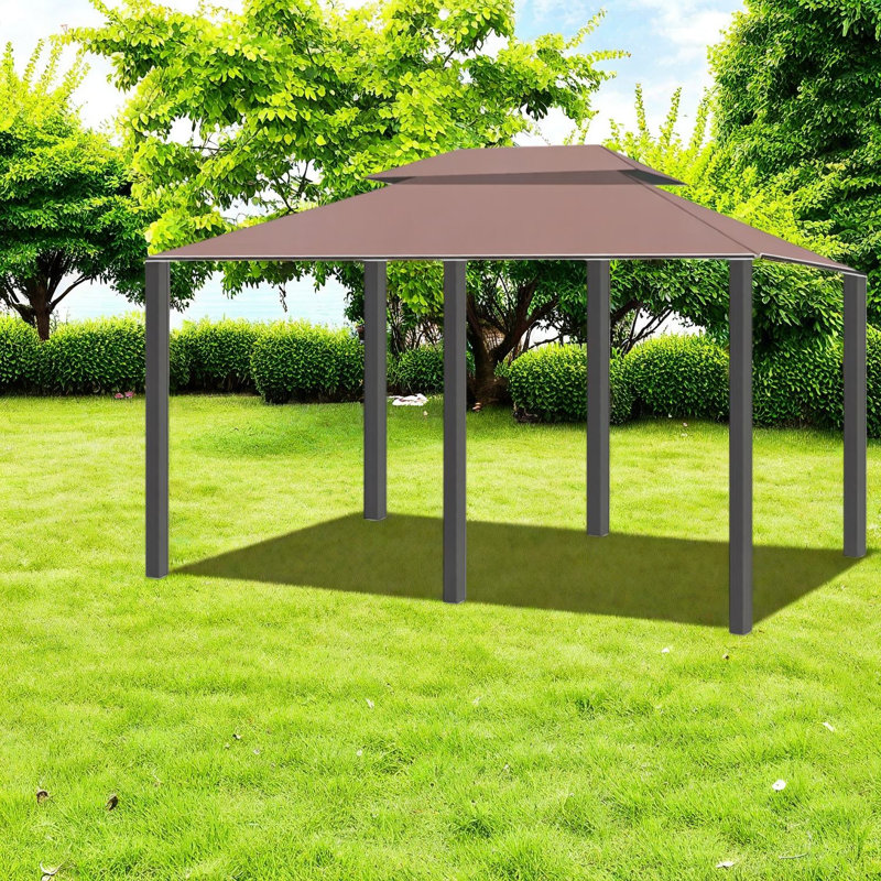 Auvents spacieux et abris de jardin (doit inclure le cadre), patio moderne en acier