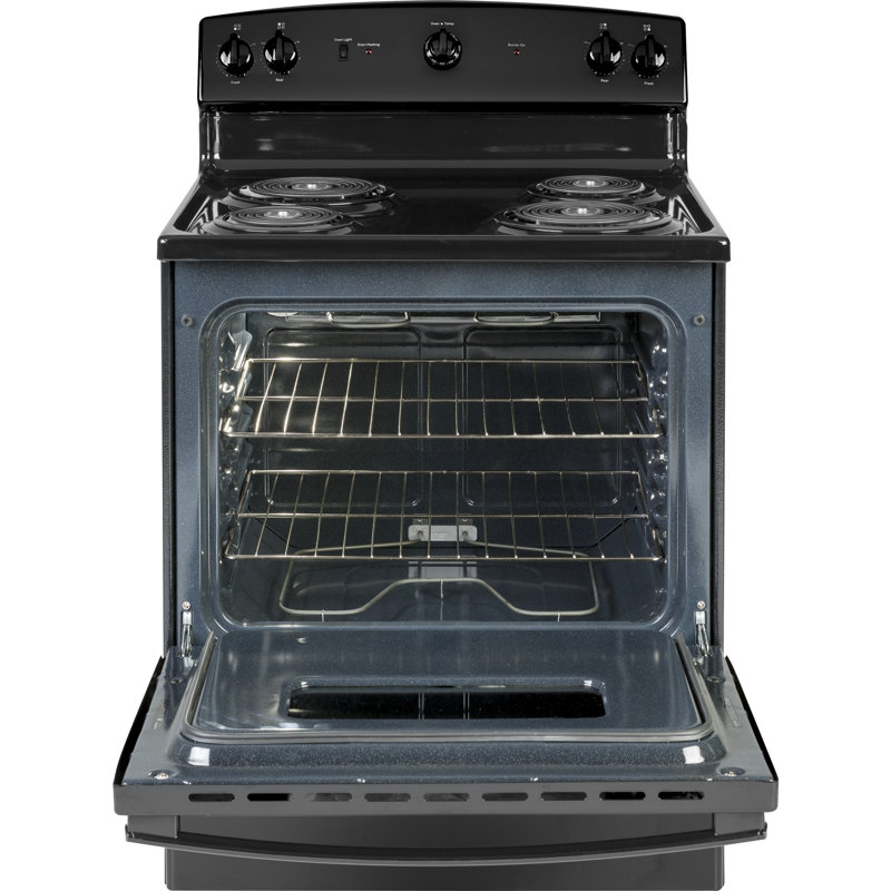 GE® ENERGY STAR® 30" Free-Standing Electric Range, Black