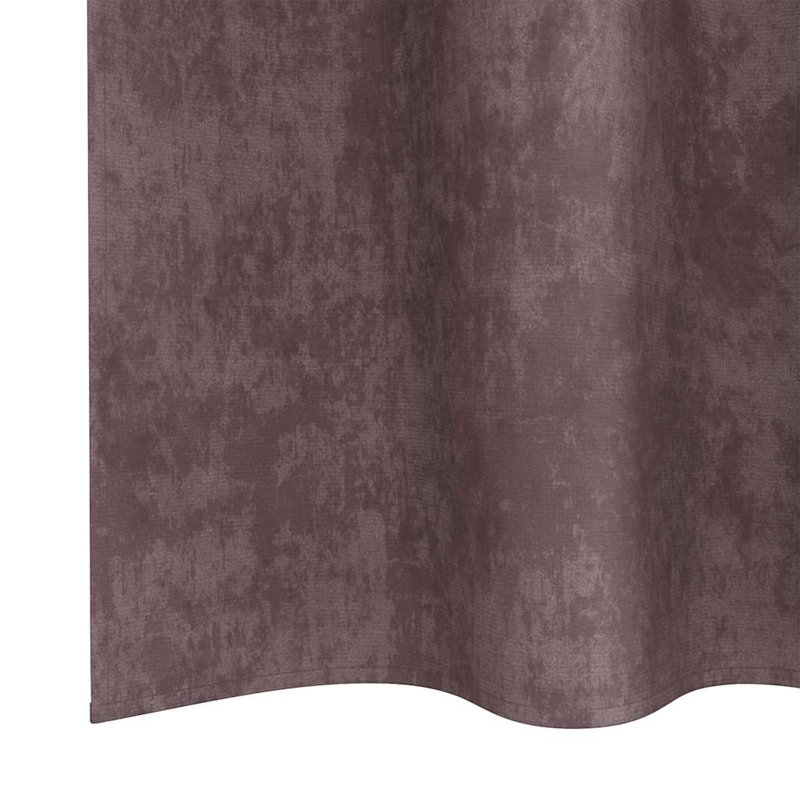 Alithia Velvet Room Darkening Curtain Pair, 140cm Width x 225cm Drop, Brown
