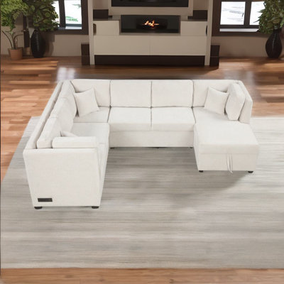 108.6" U-shaped Sectional Sofa