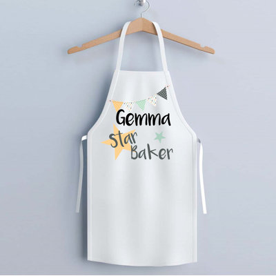 No Pattern Bib Apron