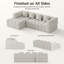 Canapé modulaire rembourré 2 pièces Boneless-783942667-783942676