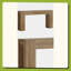Grand canapé de table, table de couloir en bois, console