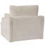 Canapé simple en chenille chinée profonde et moderne de 41,5 po de large Izquierdo-102402937