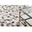 Natural Hide Cowhide Geometric Area Rug in Silver-25307028