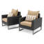 Fauteuil club d'extérieur 2 pièces Identik Sunbrella-100524670-100524673