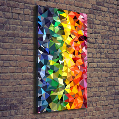 Geometric Background - Wrapped Canvas Print