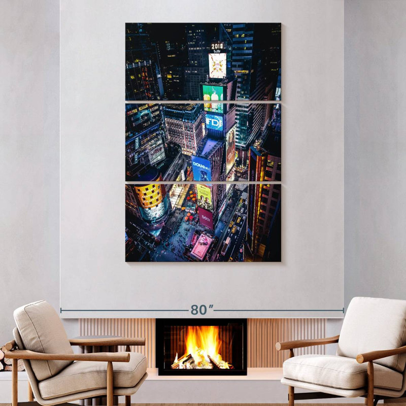 Nicci New York Electronic Ads, 74" H x 48" W