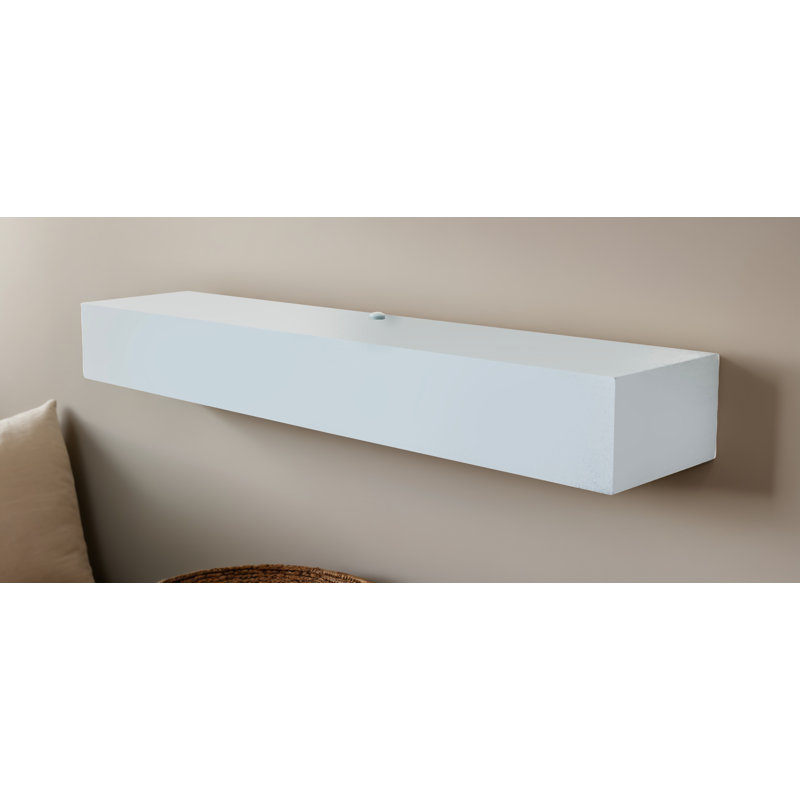 Rayne Poplar Floating Shelves, 6" H x 63" W x 8" D, Gray
