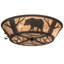 Rustic Lodge 4 - Light Flush Mount-124968233