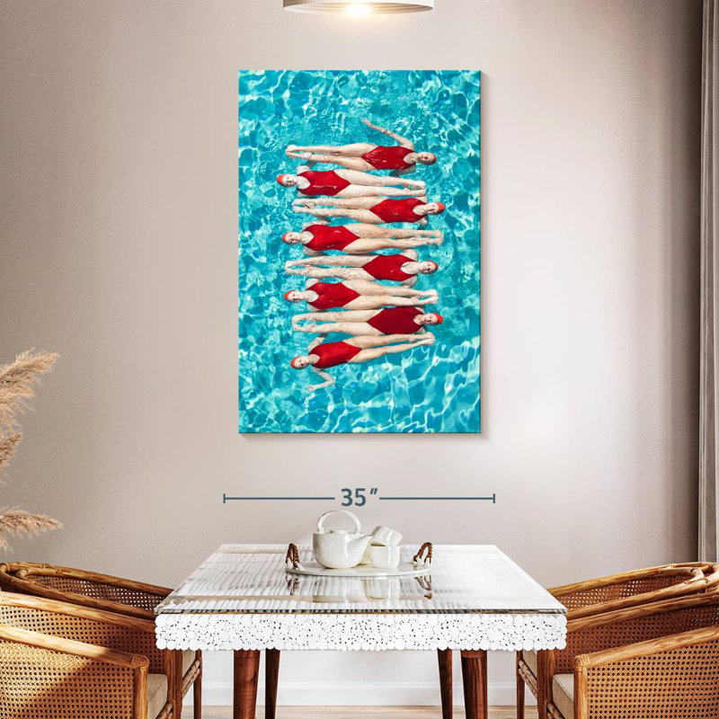 Sireci Synchronized Swimming Group, 48" H x 32" W