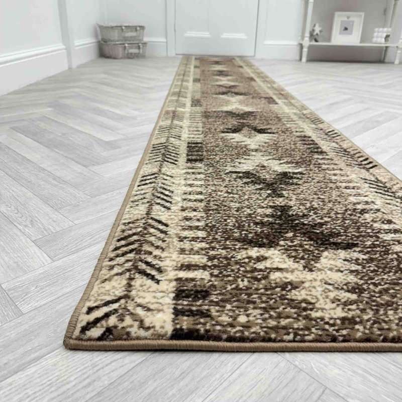 Runner Geometric Area Rug, Runner 60 x 150 cm