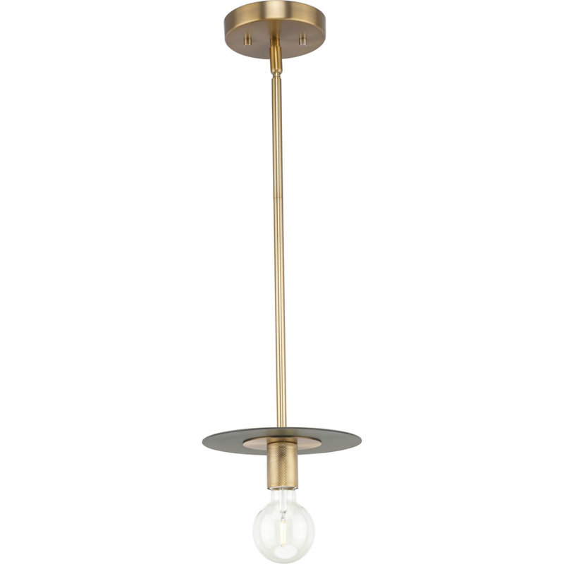 Luminaire suspendu simple à 1 lumière Gramercy, Bronze brossé
