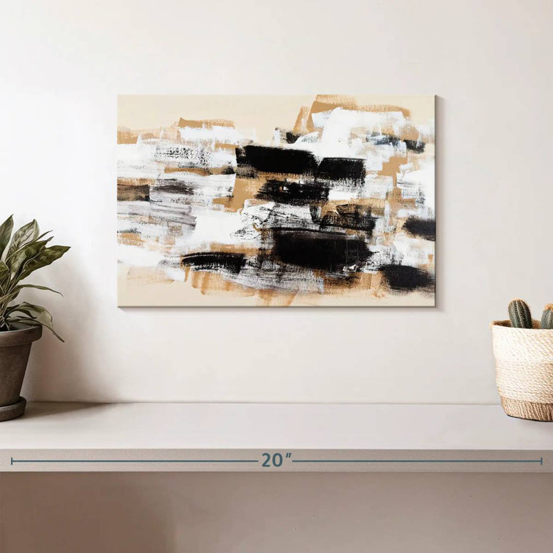 Avery Abstract Neutral, 8" H x 12" W