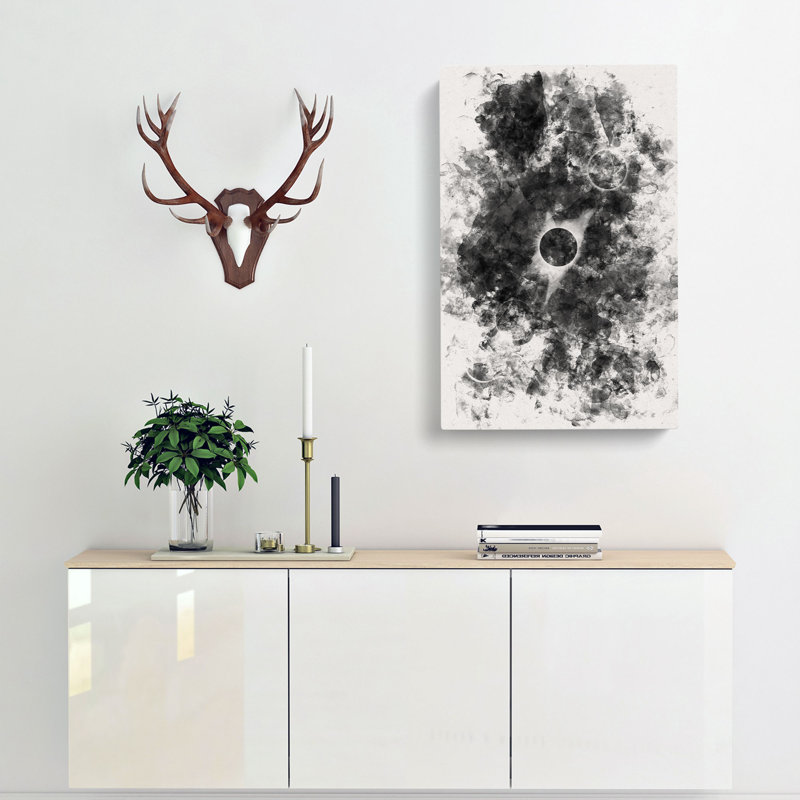 Total Eclipse of the Moon - Wrapped Canvas Painting Print, 60cm H x 40cm W x 3cm D