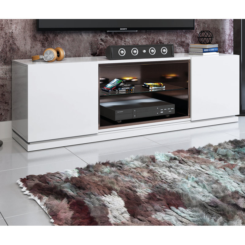 Meuble télé pour téléviseur de 78 po ou moins, Haute brillance