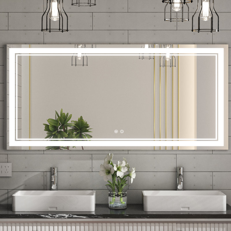 Miroir de salle de bain Kaelia, 28 po x 60 po