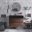36 po Meuble-lavabo simple mural avec plateau-102693053