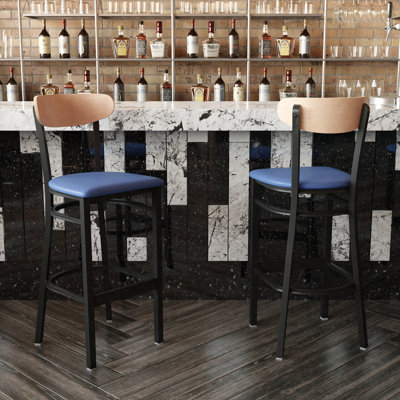Tabouret de bar en métal Everlena