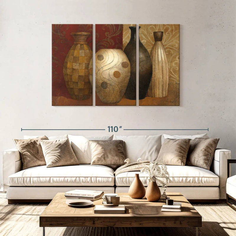Senne Timeless Vessels, 48" H x 74" W