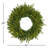 Faux Lighted Pine Silk, Pinecones 24'' Wreath