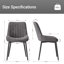 47.5cm H Upholstered Metal Upholstered Back Side Chair-618203281