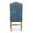 20'' H Genuine Leather Upholstered Oak Parsons Chair-98373412