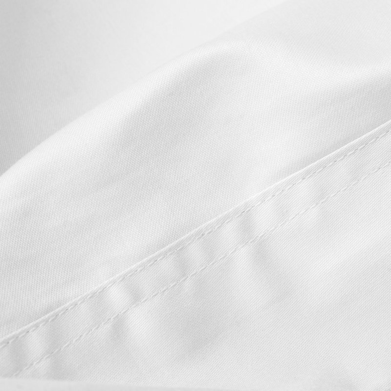 Nuevo 100% Cotton Sateen Sheet Set, White, Queen