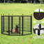 Niche pour chien de taille moyenne, imperméable, plancher surélevé, abri de jardin moyen en bois, utilisation pratique-2022391088-2022391095