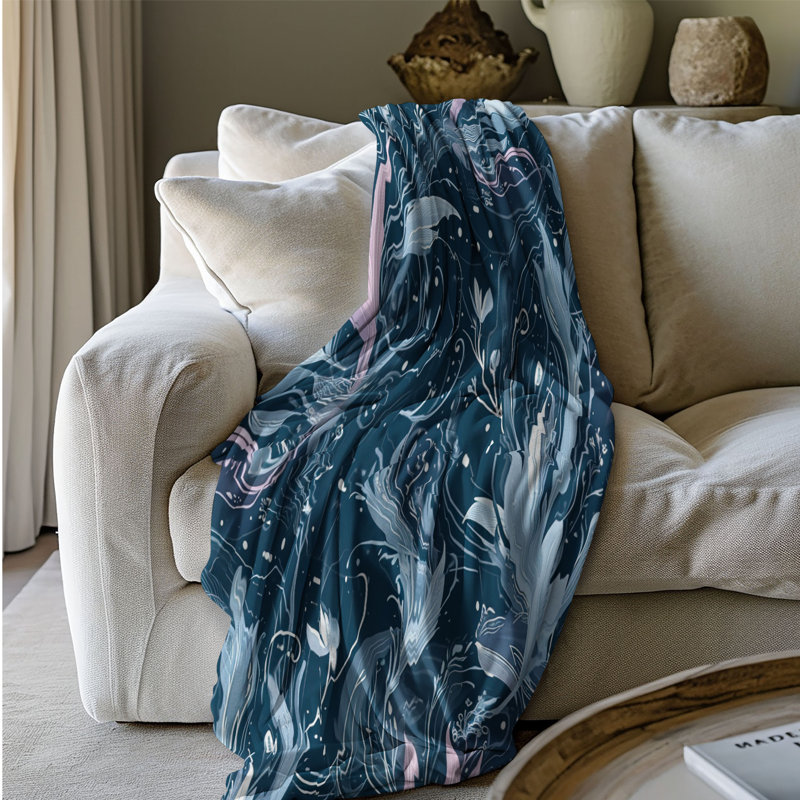 Whispering Ethereal Aura - Couverture en sherpa de qualité supérieure 1 pièce, Grand lit