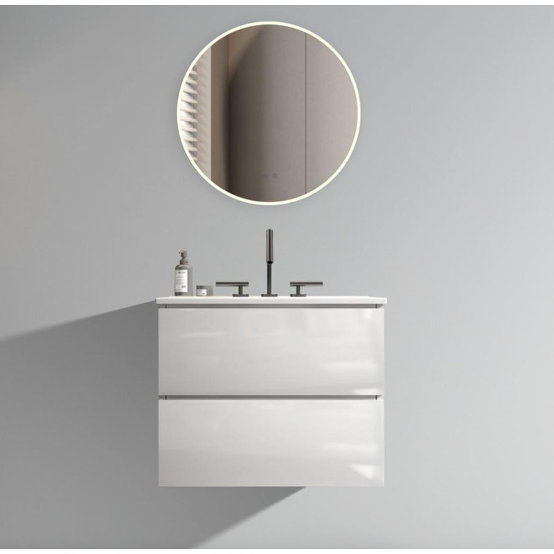 Bathroom Vanity with Sink (White)