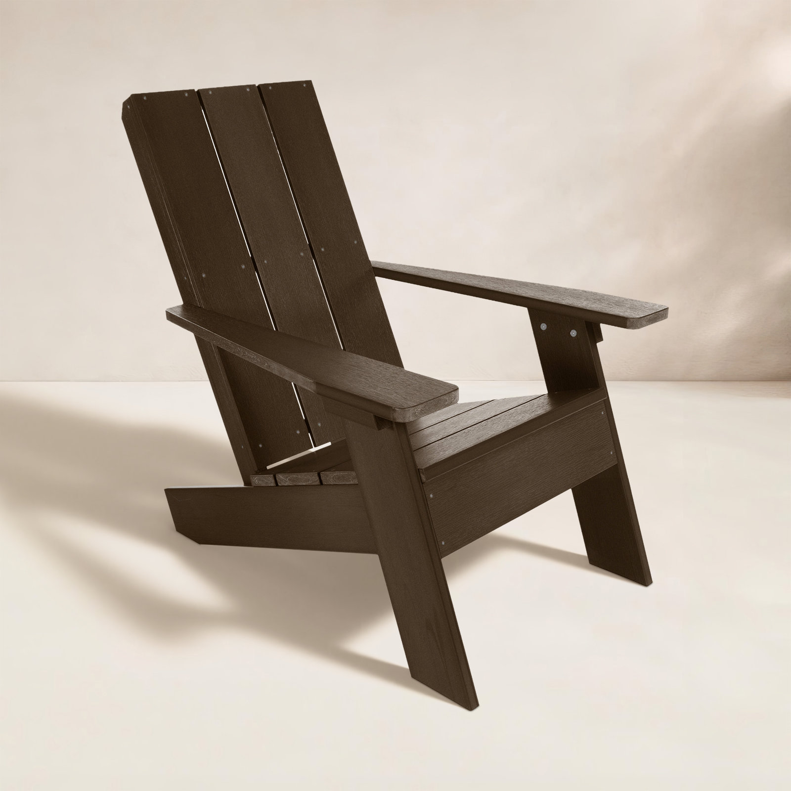 Byrnes Adirondack Chair, Weathered Acorn