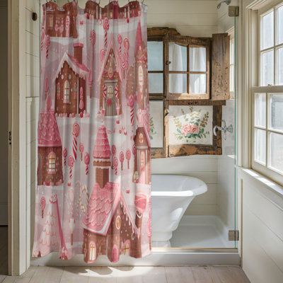 Sweet House - Premium Shower Curtain 114