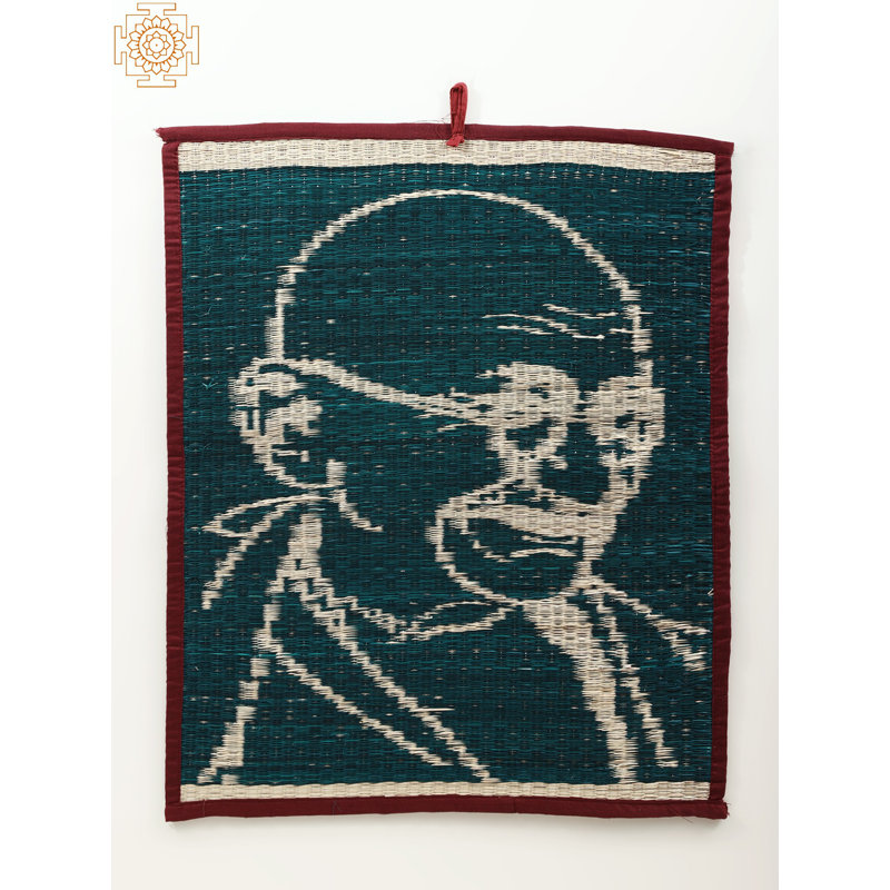 Décoration murale Mahatma Gandhi, Vert