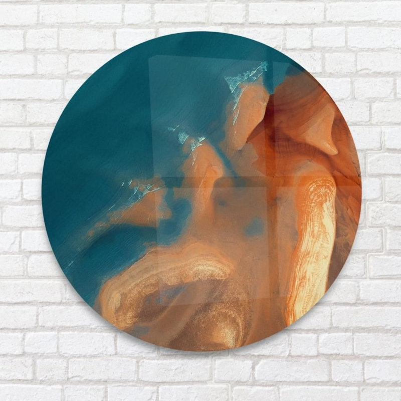 Sable bleu - peinture, H 10 po x l 10 po x P 0,13 po
