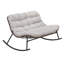 Fauteuil Papasan berçant double Gavira Modern Coastal